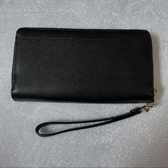 KATE SPADE Black Staci Large Carryall Wristlet Clutch Wallet - Picture 4 of 8